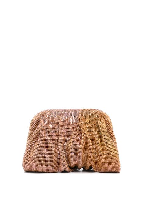 Amber orange small Venus clutch bag Benedetta Bruzziches - women